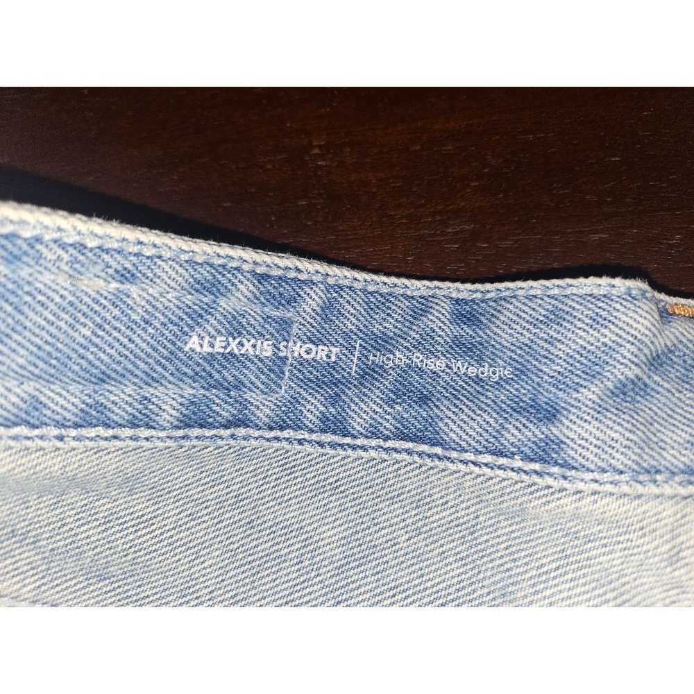 AG ADRIANO GOLDSCHMIED ALEXXIS SHORT HIGH RISE WEDGIE WOMEN 28 NWT - Picture 5 of 9